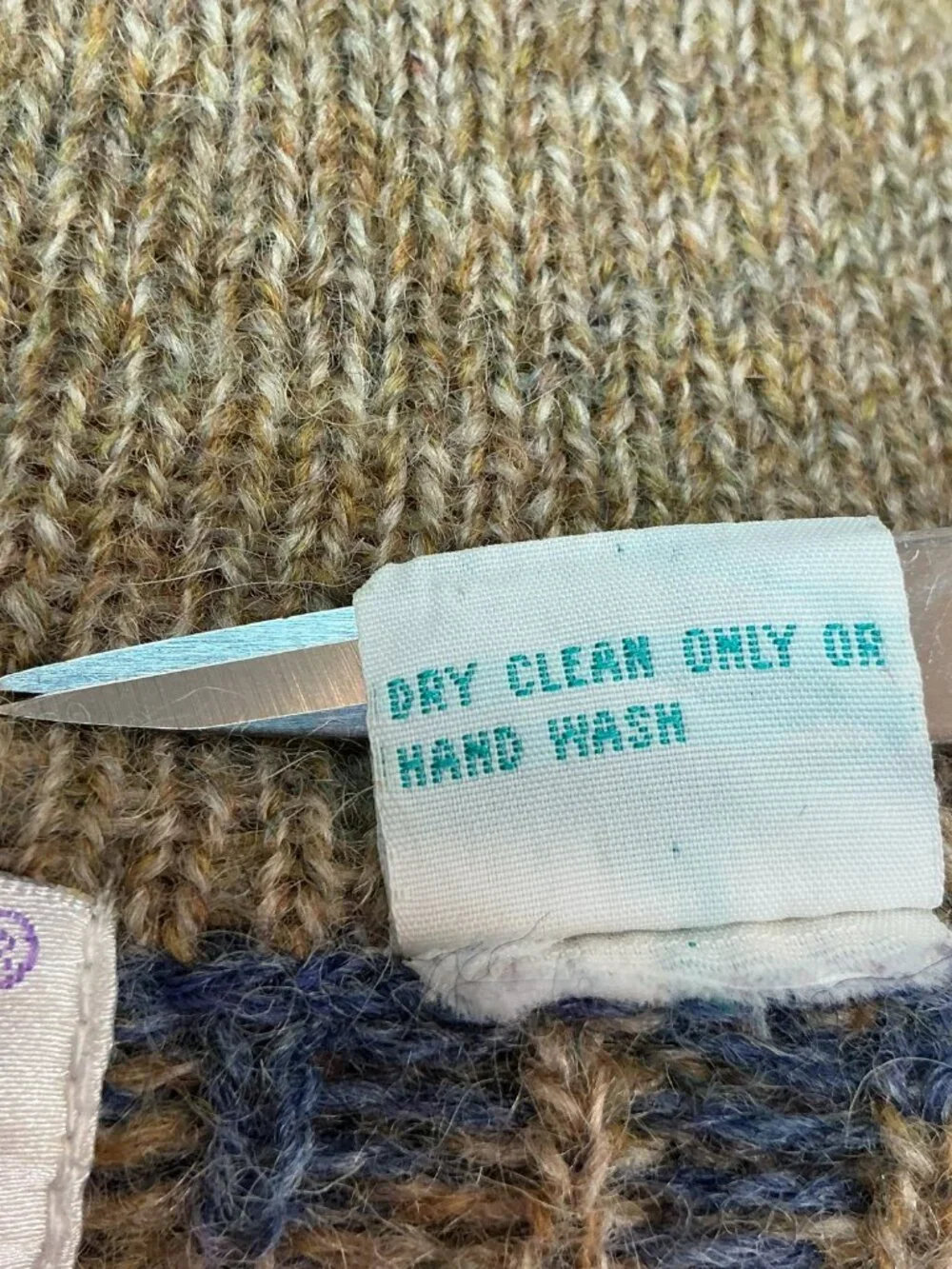 Segrets Sun Prints Fair Isle Norwegian Design Wool Button Up Cardigan Sweater Wo - Picture 11 of 11